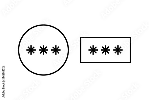 Hidden Characters PIN Code Symbols