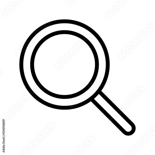 Magnifying Glass Search Outline Icon