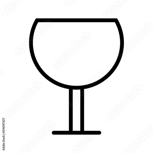Wine Glass Drink Outline Icon