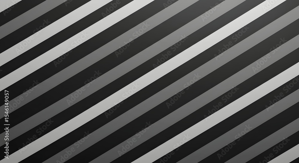 Diagonal monochrome stripes pattern with shades of gray from light to dark background texture design Diagonal monochrome stripes pattern with shades of gray from light to dark background texture design