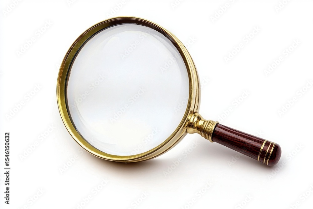 Magnifying Glass with Gold Frame Magnifying Glass with Gold Frame