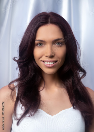 Woman portrait in studio