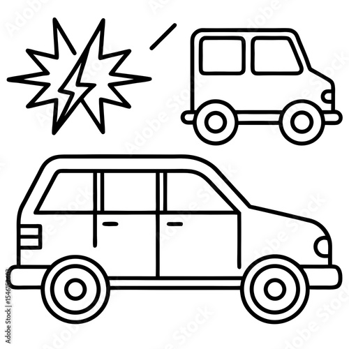 Wallpaper Mural vector truck icon Torontodigital.ca