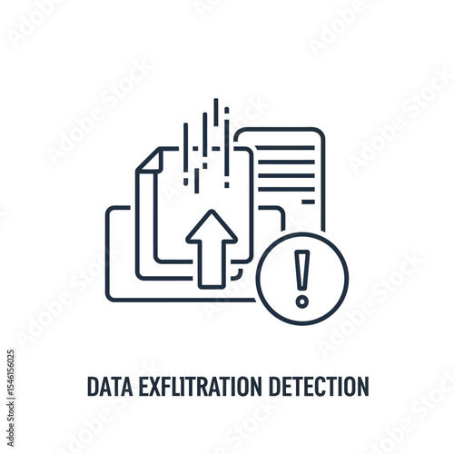 Data Exfiltration Detection Icon Upload Warning Files