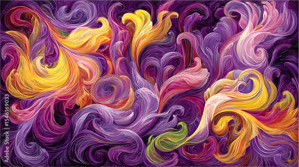 Fototapeta premium mist swirling with chaotic energy and subtle texture