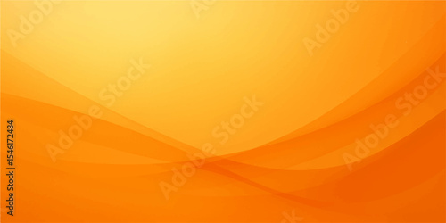 Orange and yellow waves of light and lines create an energetic, flowing abstract background illustration with a fiery sun-like pattern