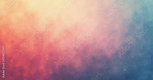 Abstract watercolour texture in fiery orange, red, and yellow hues with a vintage, cloud-like design and ample copy space
