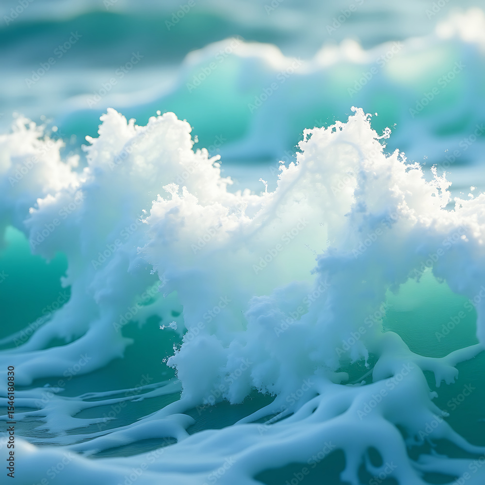 Naklejka premium The Heart of the Sky: Weather, Light, and Water in Motion