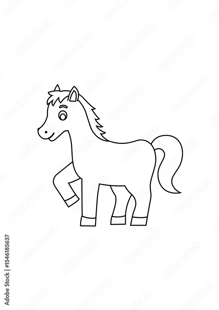 Drawing a horse Drawing a horse