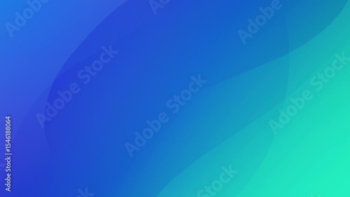 Blue and green background with fluid lines, 4K, loop