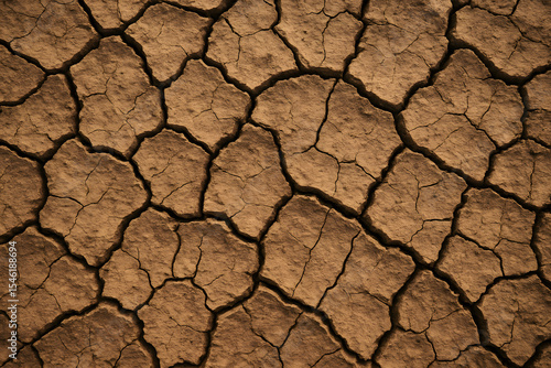 dry cracked soil