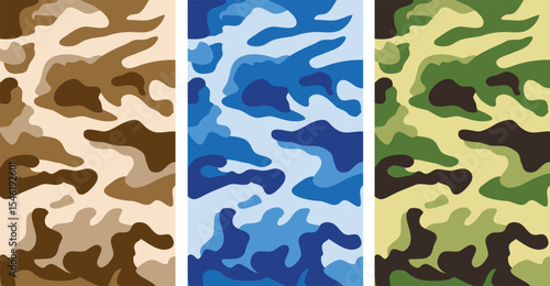 military camouflage pattern