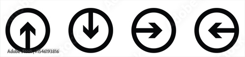 Black Direction Arrows in Circle – Minimal Navigation Icons Set Free Download Black Direction Arrows in Circle – Minimal Navigation Icons Set - GFXLoad