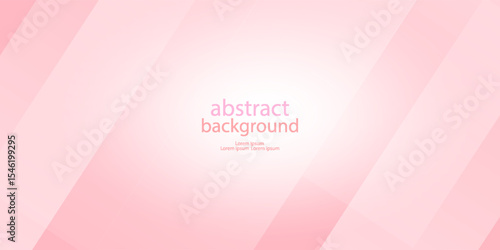 Paper Cut pink color background abstract art vector