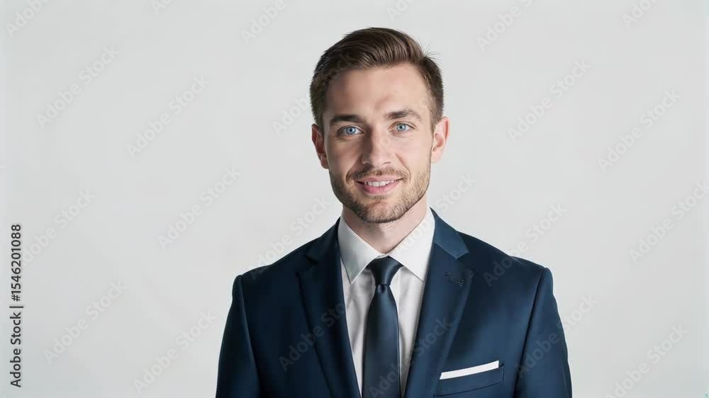 a close up of a man in a suit and tie posing for a picture a close up of a man in a suit and tie posing for a picture