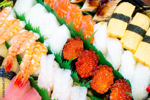 おいしそうなお寿司の写真。