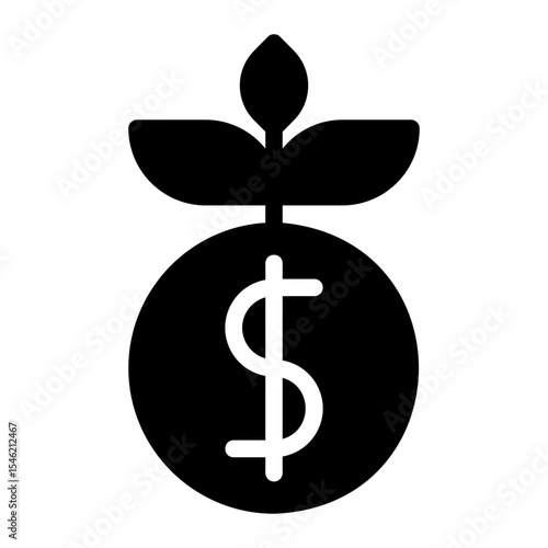 investment glyph icon