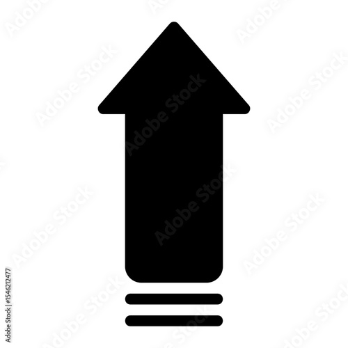 growth glyph icon
