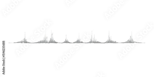 Abstract Music Pulse with Grunge Texture