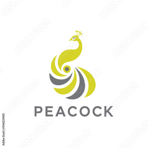  Peacock Logo design