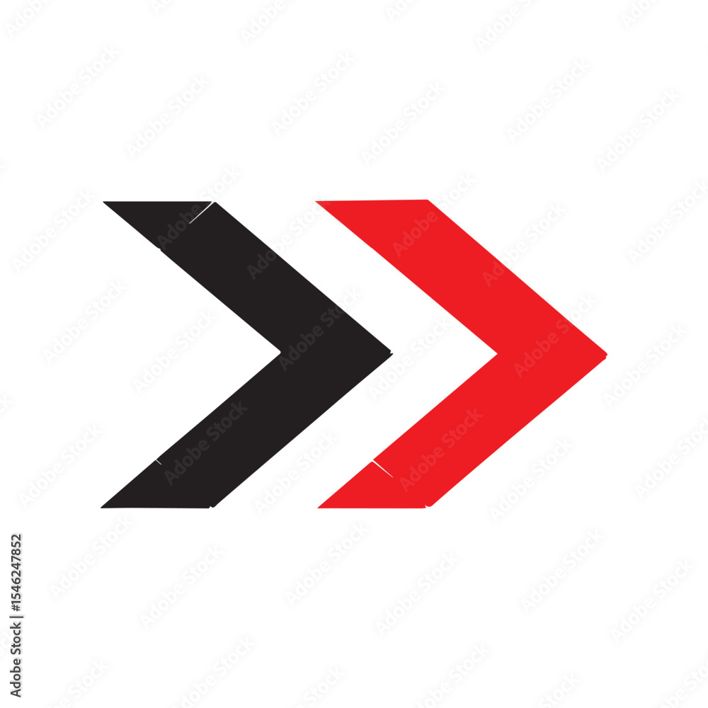 Fototapeta premium Abstract minimalist geometric logo brand design