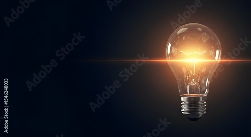 Light bulb, Lightbulb, Idea, Glowing Light Bulb on Dark Background