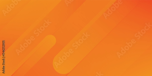 Abstract orange background with diagonal lines. Dynamic shapes composition.
