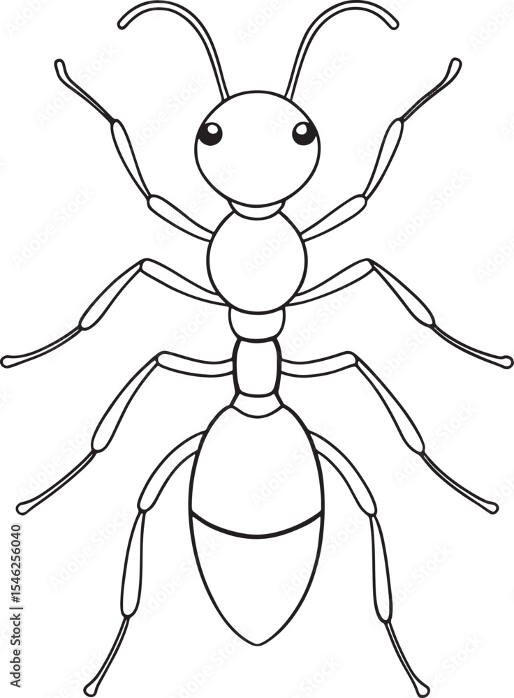 Ant insect drawing for early learners Ant insect drawing for early learners
