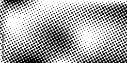 Grunge halftone gradient background. Faded grit noise texture. White and black sandy wallpaper. Retro pixelated backdrop. Anime or manga style comic overlay. vector eps10