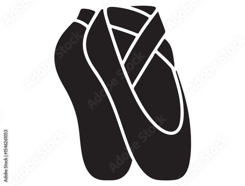 BALLET SLIPPER SILHOUETTE