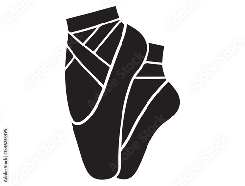 BALLET SLIPPER SILHOUETTE