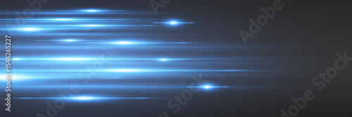 Light effect of lines, glare of sparks and light.