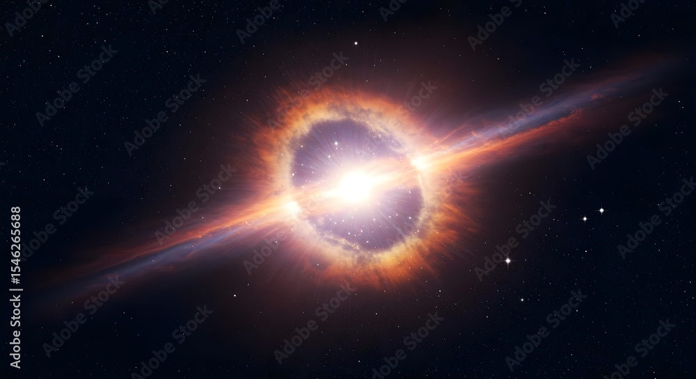 Fototapeta premium Space, Cosmos, Universe, Cosmic Explosion Nebula and Stellar Burst in Space