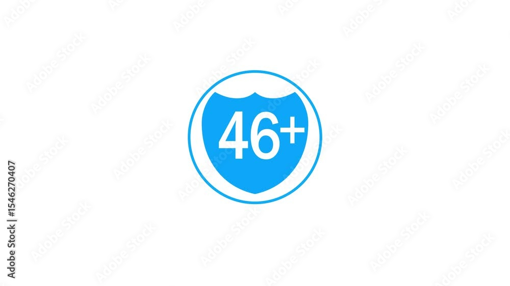 Adult content. Age limited sign animation. Age restriction concept. Adult content. Age limited sign animation. Age restriction concept.