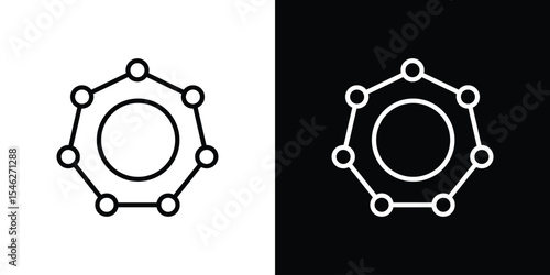 Antioxidant rich food icon in black. flat graphic vector icon