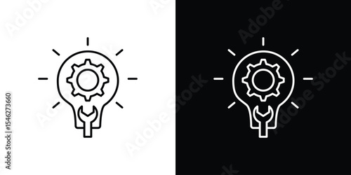 Aptitude icon in black. flat graphic vector icon