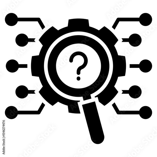 Root Cause Glyph Icon