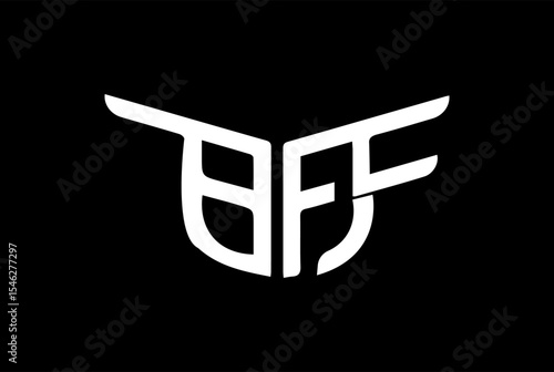 BFF FFB Letter logo design for any business community.
