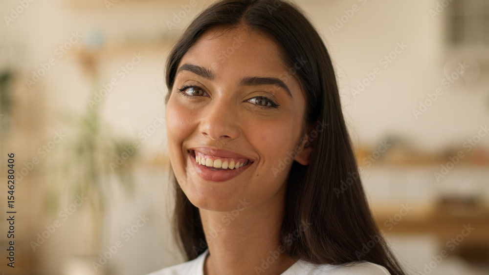 Portrait having fun fooling joyful happy smiling funny Arabian attractive ethnic woman lady headshot grimacing at home looking at camera Indian girl female showing tongue humorous grimace at apartment Portrait having fun fooling joyful happy smiling funny Arabian attractive ethnic woman lady headshot grimacing at home looking at camera Indian girl female showing tongue humorous grimace at apartment