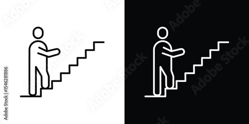 Beginner icon in black. flat graphic vector icon