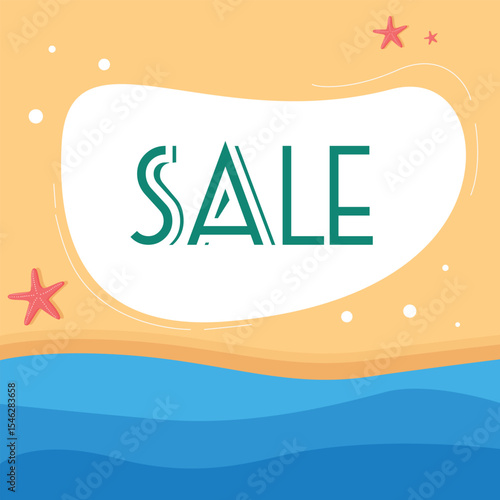 Adobe Illustrator Artwork. Summer sale