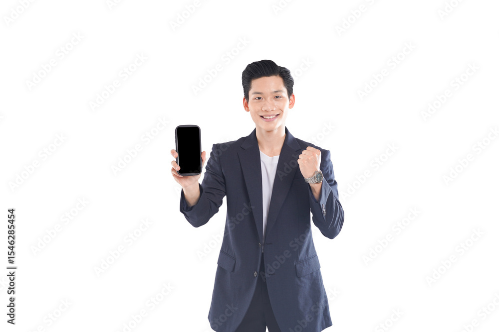 Asian businessman thinking deeply, neutral expression in modern office Asian businessman thinking deeply, neutral expression in modern office