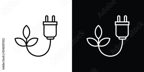 Biomass energy icon in black. flat graphic vector icon