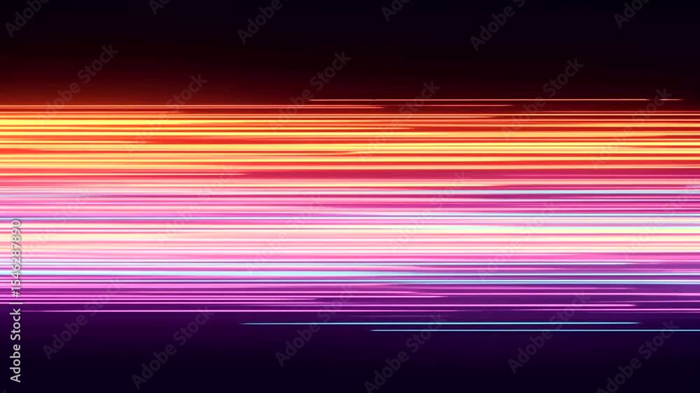 Abstract multicolored glowing lines on black background Abstract multicolored glowing lines on black background