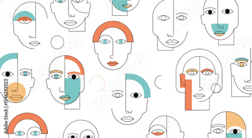 Diverse Facial Expressions A Study of Human Emotion and Communication Represented Artistically