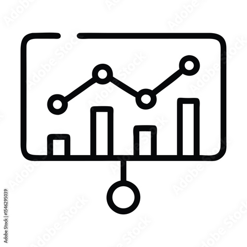 Trend Analysis icon vector