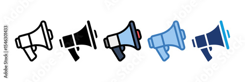Megaphone Icon Element For Design