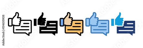 Feedback Icon Element For Design