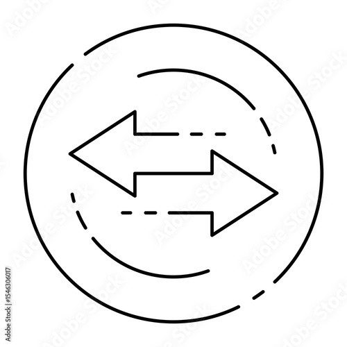 arrow icon, simple design, vector illustration