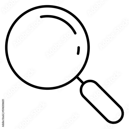 Search icon, simple design, vector illustration